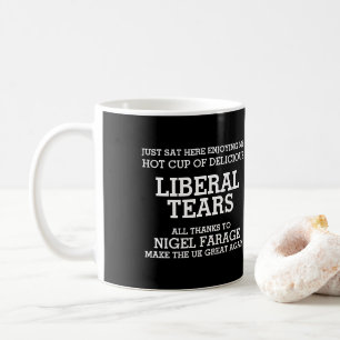 Liberal Tårar Tack Nigel Farage Brexit Kaffemugg