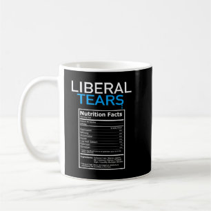 Liberala Tårar Anti Liberal Pro Trump Republican.p Kaffemugg