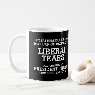 Liberala Tårar-presidenten Trump Kaffemugg