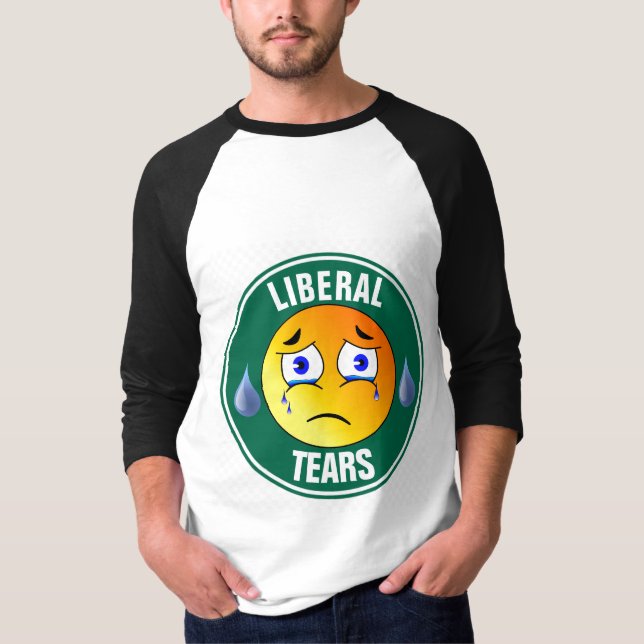 LIBERALA TÅRAR Roliga T-Shirts (Framsida)