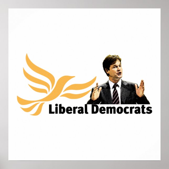 Liberaldemokrater Poster (Framsidan)
