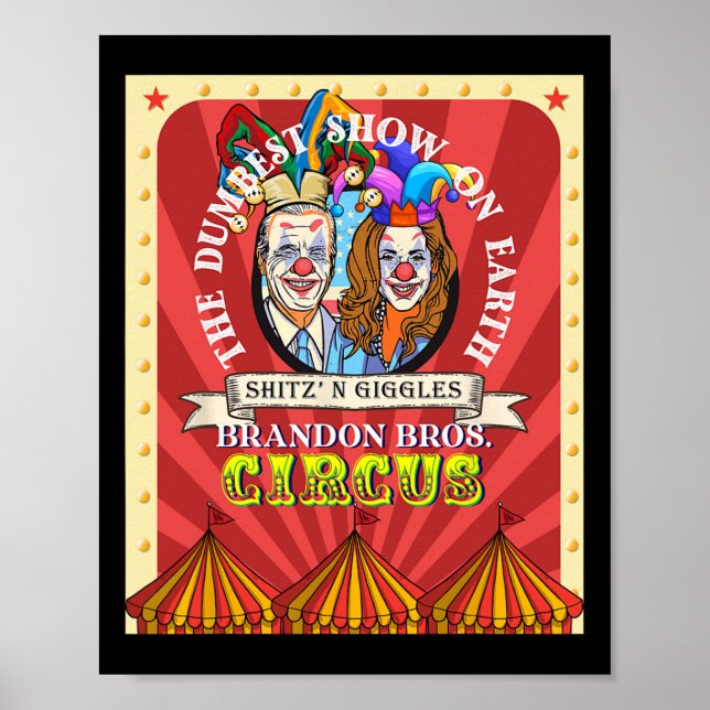 Liberaldemokraterna Circus Dumbest Harris Squad Ro Poster (Framsidan)