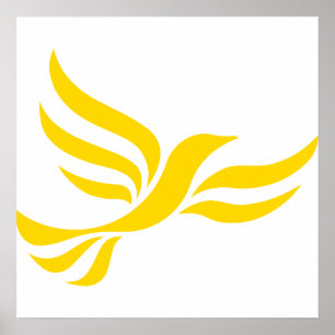Liberaldemokraternas Logotyp Poster