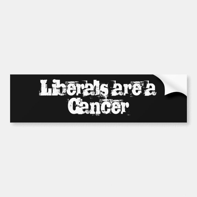 Liberaler Bumper Sticker Bildekal (Framsidan)