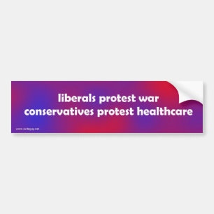 liberaler vs konservativ bildekal