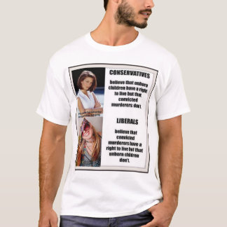 Liberaler Vs-Konservativet abort T Shirt