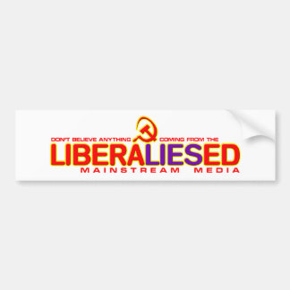 LiberaLIESed huvudströmmassmedia Bildekal