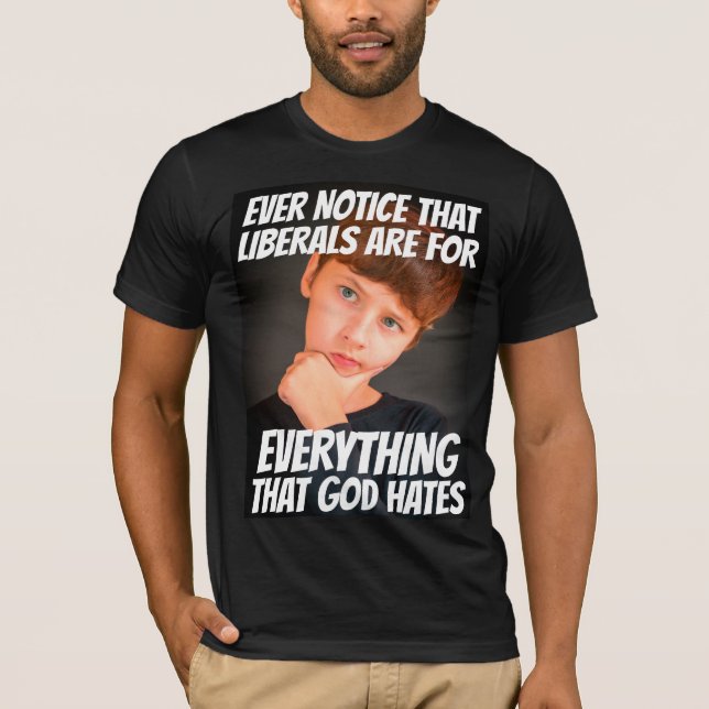 LIBERALISM = ALLT SOM HATES T-SHIRTS (Framsida)