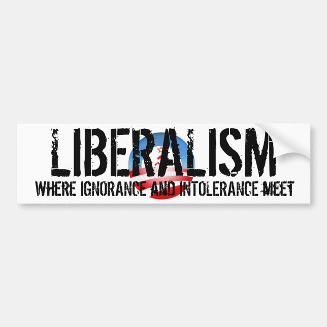 Liberalism Bildekal (Framsidan)