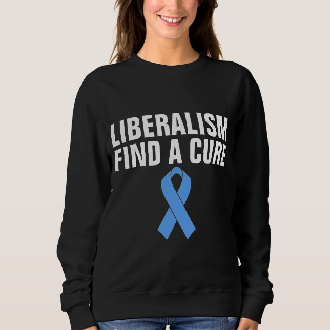 LIBERALISM FINNS EN KYR, ANTI LIBERAL T-Shirts (Framsida)