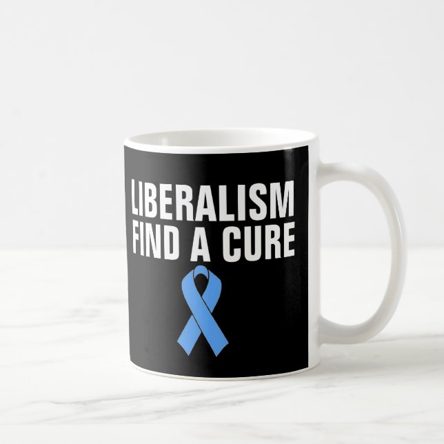 LIBERALISM HITTAR EN BRA FUNNY KAFFE KOPPAR (Höger)