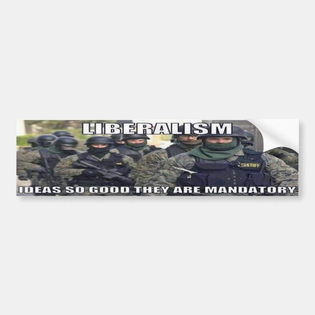 Liberalism idéer så bra är de manditory. bildekal (Framsidan)