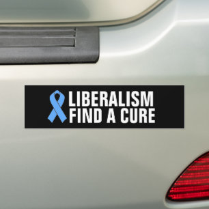 LIBERALISM, LIBERALISM, FINNS EN KYLBUMPER STICKE BILDEKAL
