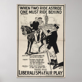 Liberalism och fair play poster