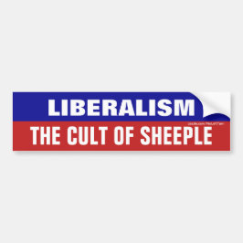 Liberalism och fårkött bildekal