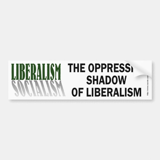 Liberalism/Socialism-rikligt Bildekal (Framsidan)