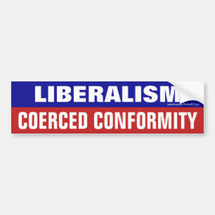 Liberalismen är tvångsmässigt stötande av öve bildekal