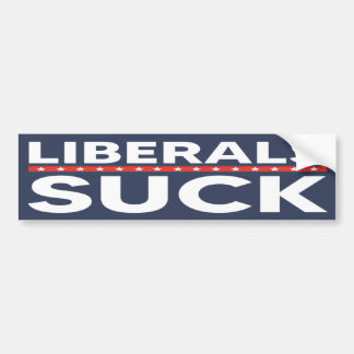Liberals Suck | KONSERVATIV Bildekal