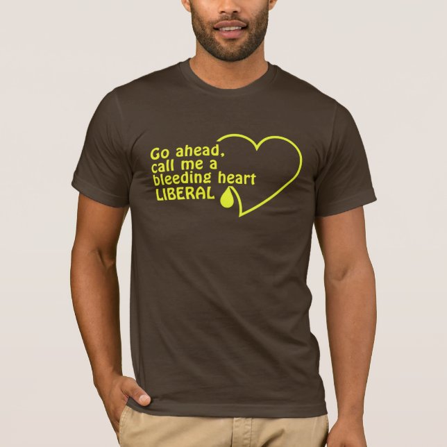 Liberalskjorta - välj stil & färg tee shirt (Framsida)