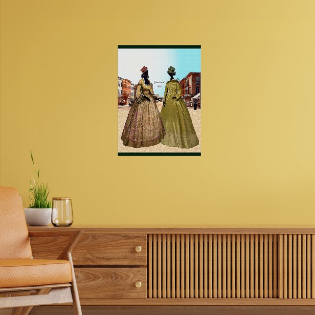 Liberation Echoes: Junttonde 1865" "Proud, Free, Poster (Skapare uppladdad)