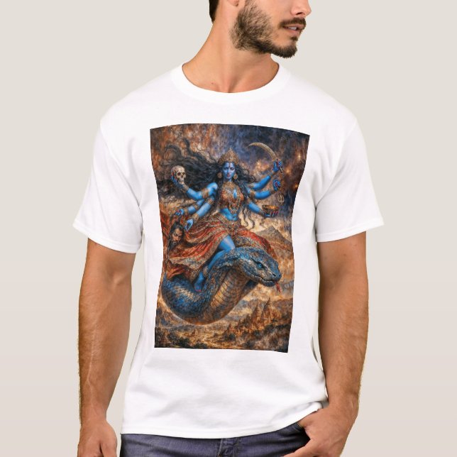 Liberationens Moder Gudinnan Kali T Shirt (Framsida)
