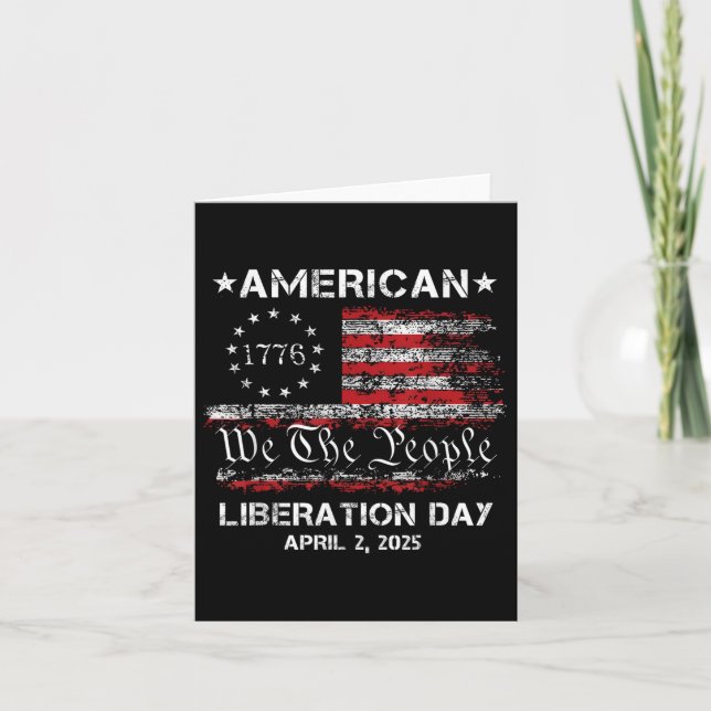 Liberationsdagen Amerikanska befrielsedagen den 2  Kort (Framsida)