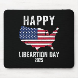 Liberationsdagen i lycklig 2025 Ordförande Trump F Musmatta