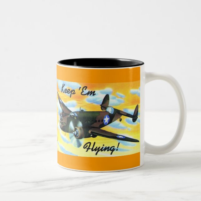 Liberator B24 Två-Tonad Mugg (Höger)