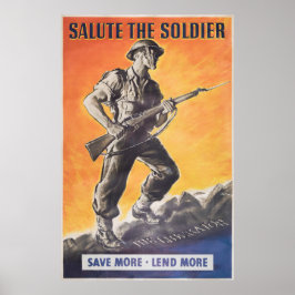 Liberatorn. Återutskrift av brittisk krigstid post Poster