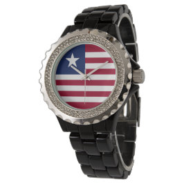 Liberia flagga armbandsur
