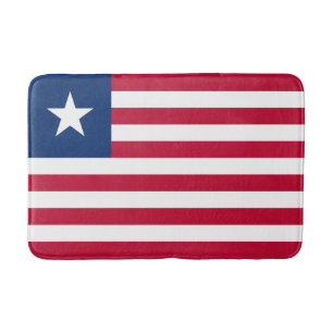 Liberia Flagga Badrumsmatta