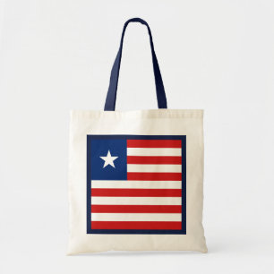 Liberia Flagga Bag Tygkasse