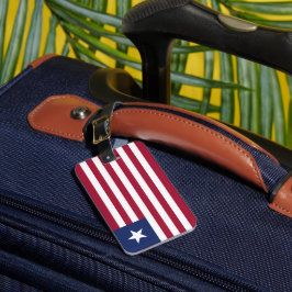 Liberia flagga bagagebricka