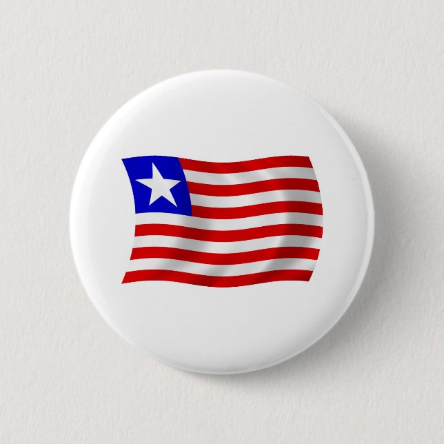 Liberia Flagga Button Knapp (Framsida)