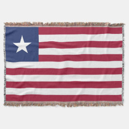 Liberia flagga filt