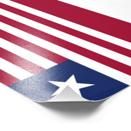 Liberia flagga fototryck
