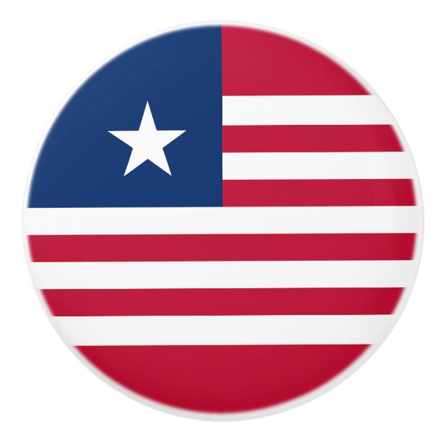 Liberia Flagga Knopp (Framsidan)