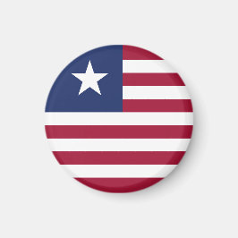 Liberia flagga magnet