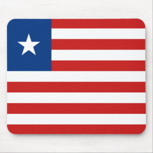 Liberia Flagga Mousepad Musmatta