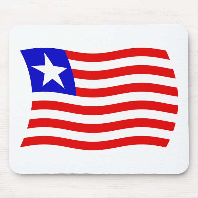 Liberia Flagga Musmatta (Framsidan)