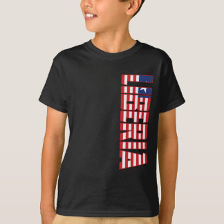 Liberia flagga t-shirt