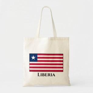 Liberia Flagga Tygkasse
