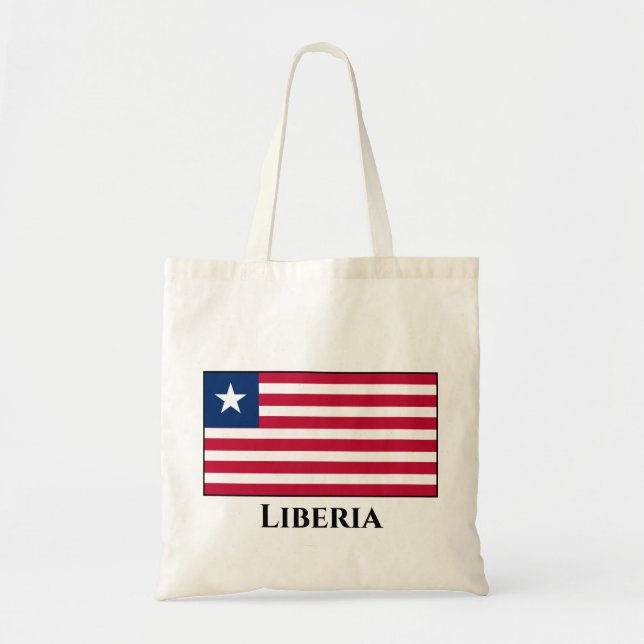 Liberia Flagga Tygkasse (Framsidan)