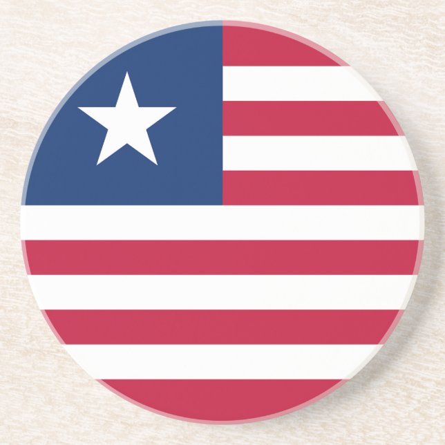 Liberia Flagga Underlägg (Framsidan)