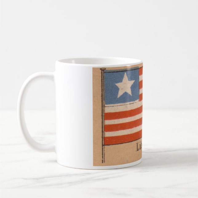 Liberia flaggamugg kaffemugg (Vänster)