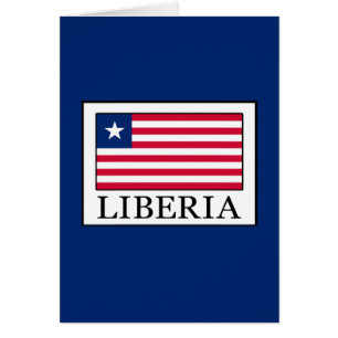 Liberia Hälsningskort