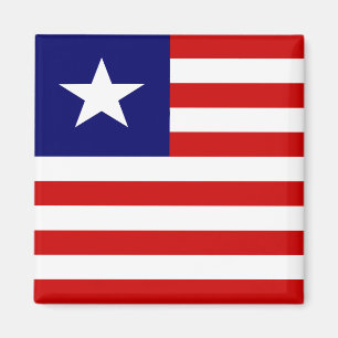 Liberia högkvalitativ flagga magnet