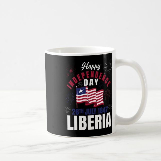 Liberia Independence day Liberia Liberia Flagga Kaffemugg (Höger)