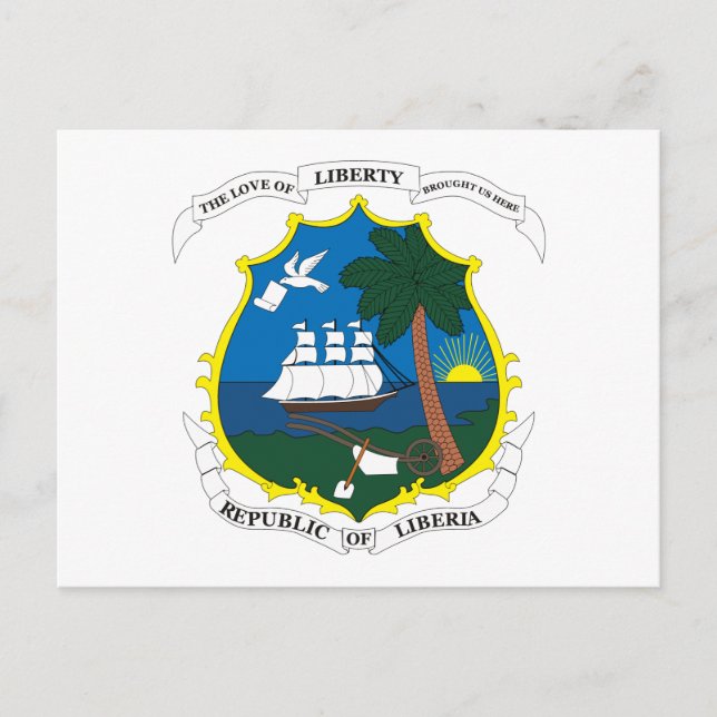 Liberia Jackar Arm Postcard Vykort (Framsida)