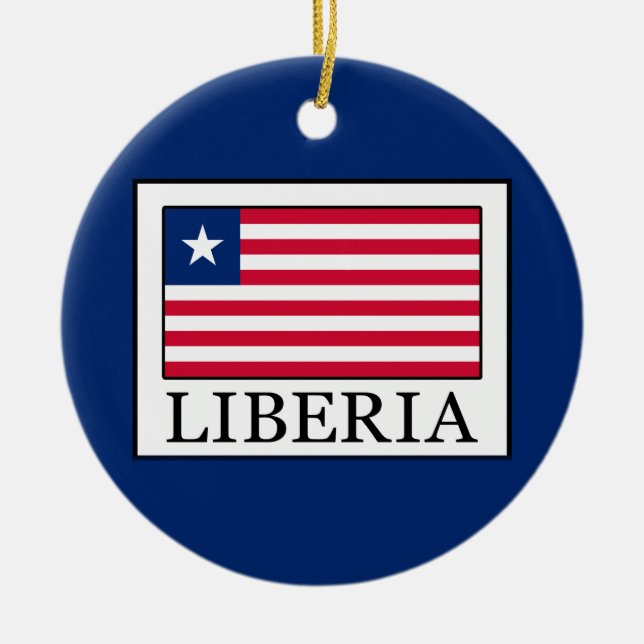 Liberia Julgransprydnad Keramik (Framsidan)